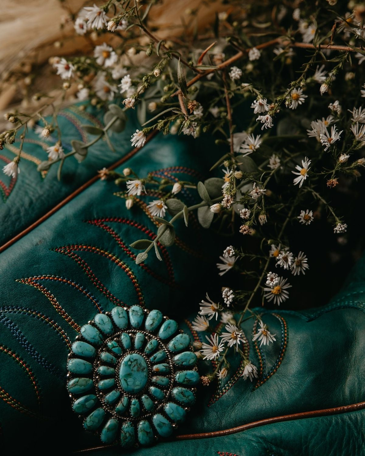 Daisies & Turquoise
