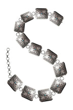 Western Metal Concho Chain Belt